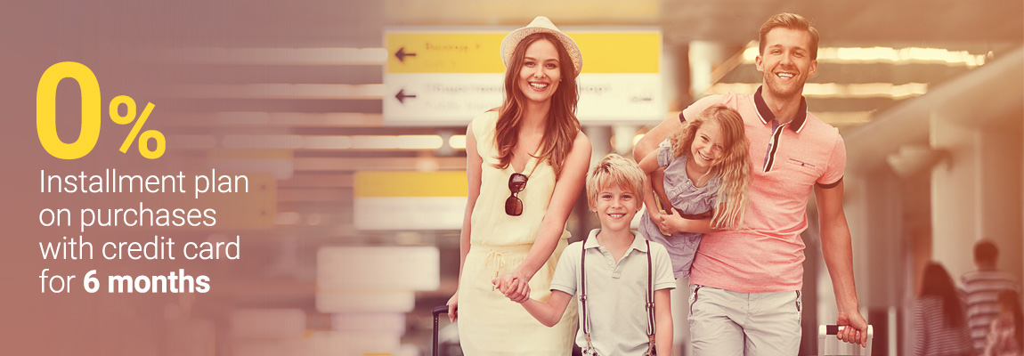 Travel On 0% Installment Plans with Our Partner Banks